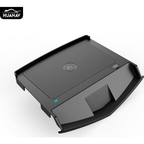 QI Wireless Charger For Cadillac ATS-L Cadillac XTS 2018 Intelligent Infrared Fast special Wireless Charging Car Phone Holder