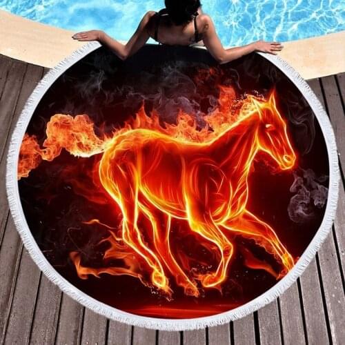 Horse running large beach towels miraculous microfiber towel beach towel Bath towels Fringed beach towel Sea beach towel Towel