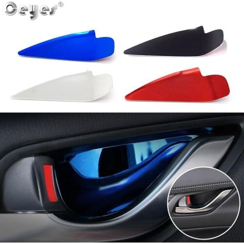 Ceyes For Mazda CX-5 CX-3 2017 2018 CX 5 CX-4 Mazda 3 6 Axela ATENZA Car Door Handle Wrist Bowl Sticker Auto Accessories Covers