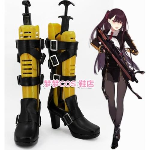 Game Girls Frontline WA2000 COS Cosplay Costume Halloween Carnival Battle Unifrom Shoes boots Custom Made