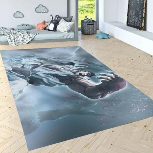 RYU,Street Fighter Patterned Carpet ,Non Slip Floor Carpet,Teens Carpet,Turkish Rug