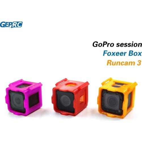 GEPRC TPU 3D Printing Sports Camera Protective Shell Mount for Gopro Session/ Runcam 3/ Foxeer Box FPV Racing Freestyle
