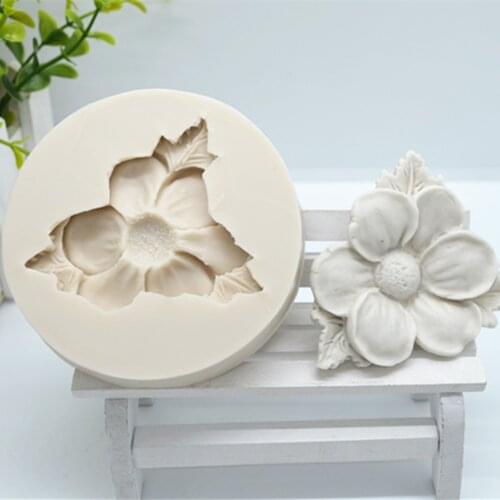 Luyou 1pcs Flower Silicone Resin Molds Cake Tools Fondant Molds Cake Decorating Tools Pastry Kitchen Baking Accessories FM1824
