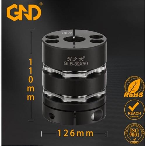 Stainless Steel D126 L110 double diaphragm coupling elastic connectorball screw step servo motor encoder computer