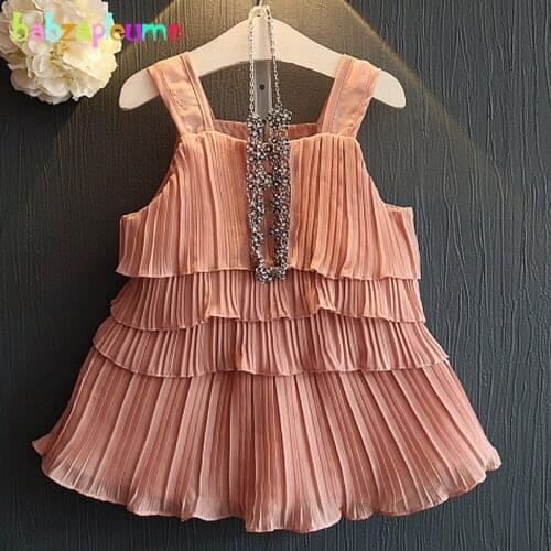 New Summer Girls Children Set Fashion Clothes Suits Chiffon Baby Girls Top+Skirt Two-Piece Boutique Kids Clothing 0-7Year BC1302
