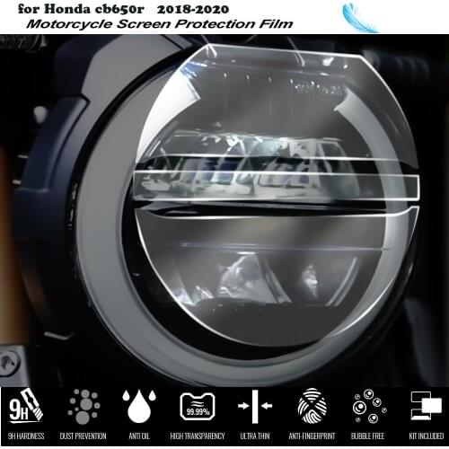 For Honda CB650R CB 650 R car lamp film 2018-2020 high quality motorcycle headlight screen film LCD screen TPU lamp film
