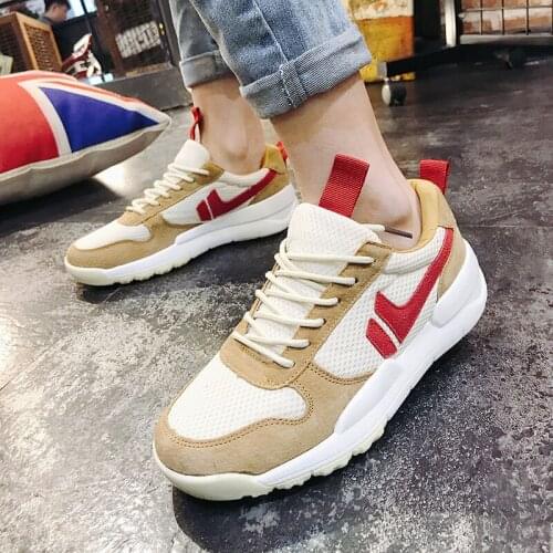 Retro Outdoor Sports Shoes Hot Sale Breathable Male Light Weight Shoes Sneakers For Man Athletic Trainer Running Shoes Tennis
