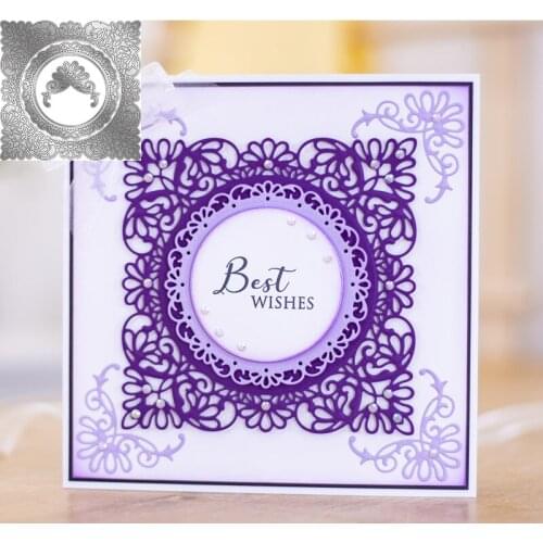 Retro Swirl Lace Symmetrical Figure Metal Cutting Dies for DIY Scrapbooking Craft Paper Making Template Embossing Dies 2021 New