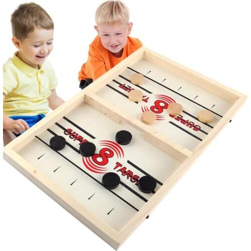 Board Game Table Fast Hockey Sling Puck Game Paced Sling Puck Winner Fun Toys Party Game Toys For Adult Child Family Home