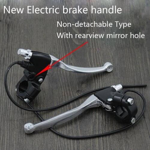 Alloy Motorcycle Brake Handle Clutch Brake Lever Handle Cable 22mm 7/8" Handlebar Clutch Levers For Electric Pit Dirt Bike ATV