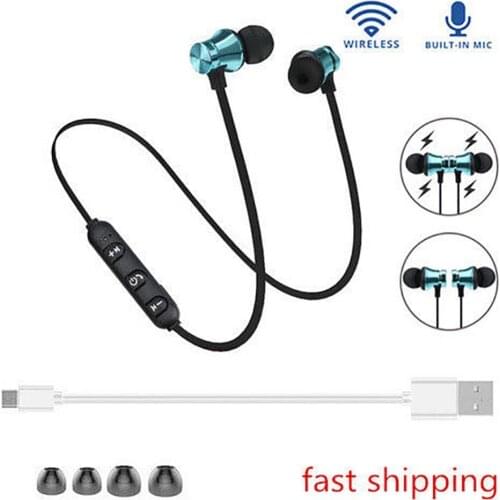 XT11 Sport Bluetooth Earphone Stereo In Ear Headphones Magnetic Headset Neckband Bluetooth Earphone Wireless Headphone