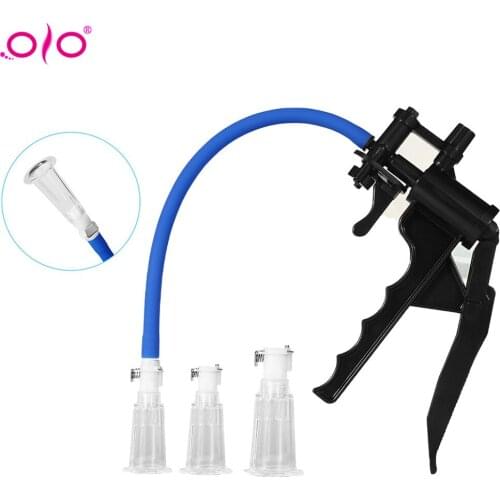 OLO Negative Pressure Vacuum Nipple Sucker Sex Toys For Adults Women Pussy Clit Stimulator Breast Enlarger Suction Pump SM Toy