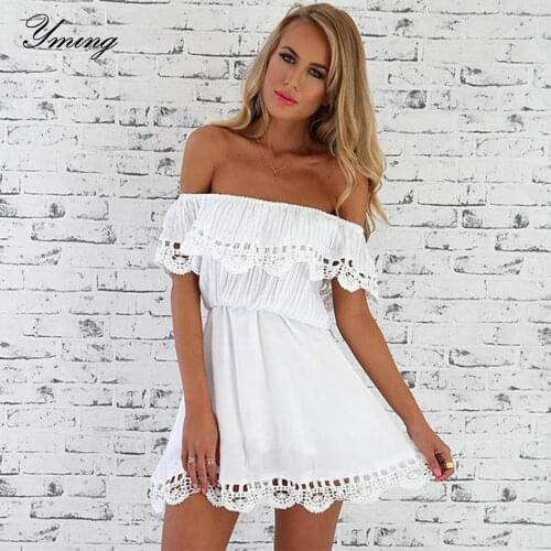 YMING Summer Dresses With Lace