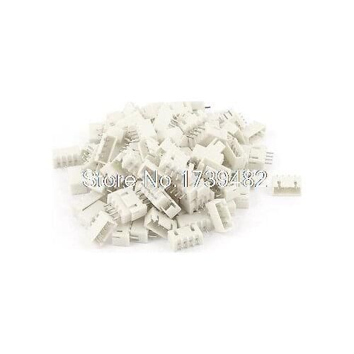 100pcs 2.54mm Pitch Male 4 Pins RC Lipo Battery Balance Connector JST XH Header