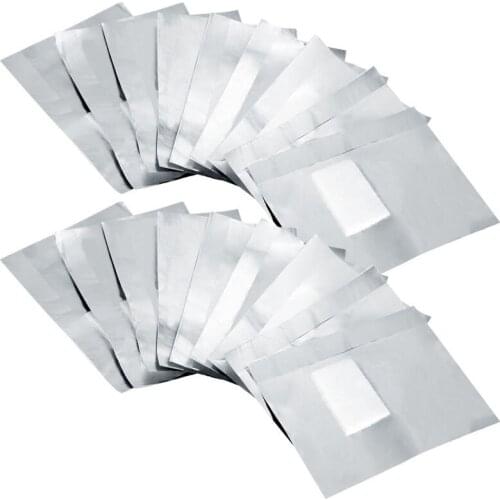 100Pcs Aluminium Foil Remover Wraps with Acetone Nail Art Soak Off Acrylic Gel Nail Polish Removal