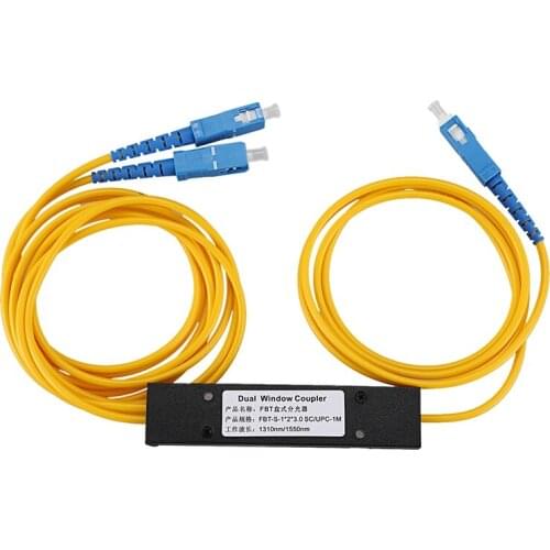 ABSF Ftth SC UPC 1X2 Plc Singlemode Fiber Optical Splitter Fbt Optical Coupler
