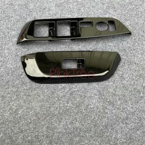 For Nissan Dayz 2019 2020 ABS Chrome Front Window Glass Lift Control Switch Panel Cover Trims Car Styling Accessories