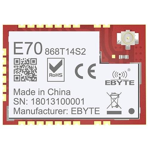 E70-868T14S2 CC1310 868MHz Wireless Serial Port 868M Module ARM Controller SoC Cortex-M3 868MHz Transmit RFID