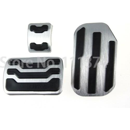 Chrome Aluminum Pedal Kit Cover For Ford F150 Raptor 2017 2018 2019 2020 Accelerator Brake Pedals Accessories