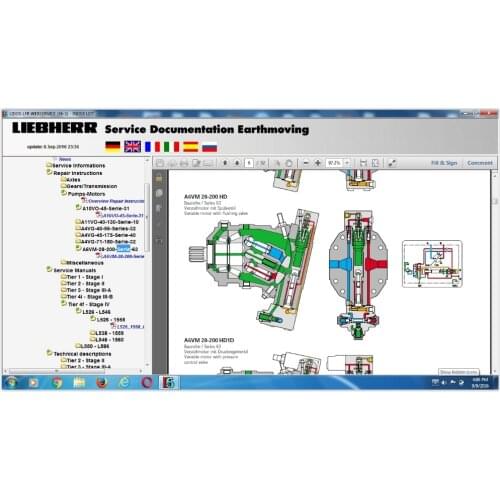 Liebherr Lidos 2021 Repair Offline (French Spain Italian Russian Germany English Language)+HDD