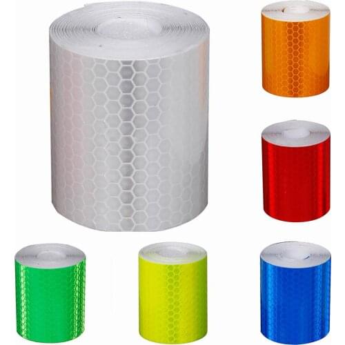 NEW Bicycle Body Reflective Stickers Night Riding Safety Waterproof Wide Stickers Reflective Warning Tape Bicycle Accessories