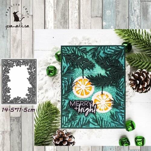 Panalisacraft Christmas leaves jungle Card Metal Cutting Dies And Stamps cut die scrapbooking Album Paper Card Craft Embossing