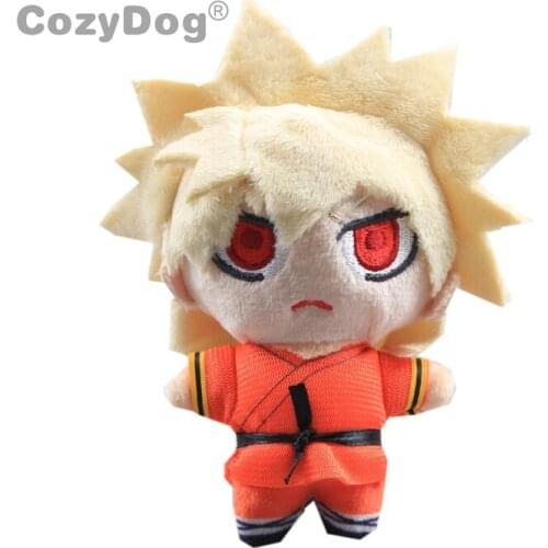 Anime Academia Bakugou Katsuk Plush Keychain Pendant Cute Kawaii Plush Toys Doll Peluche Women Kids Christmas Birthday Gift