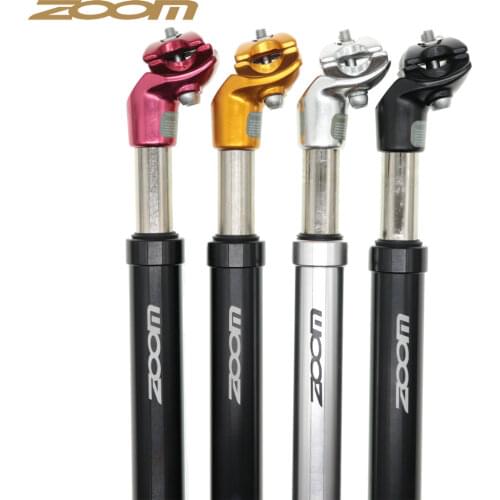 ZOOM Suspension Seatpost Shock Absorber damping Alu MTB mountain bike Bicycle Seat post 25.4 27.2 28.6 30.1 30.4 30.9 31.6 33.9
