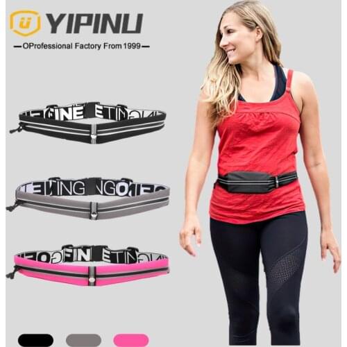 YIPINU Running Belt Waist Pack - Water Resistant Runners Belt Fanny Pack for Hiking Fitness – Adjustable Running Pouch