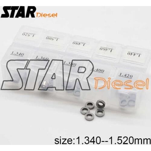 B61 Diesel Injector Shims 0.97 - 1.015 mm Common Rail Nozzle Adjust B60 Washer Gasket 1.34-1.52 mm For Siemens Piezo