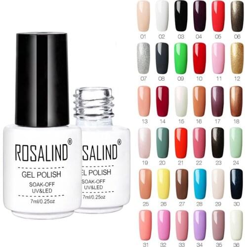 Roslind 1 Pcs 10 Colors 10 Ml Colorful Pure Series Nail Gel Polish Long Lasting Red Blue Glue Nail Polish Nail Art TSLM1