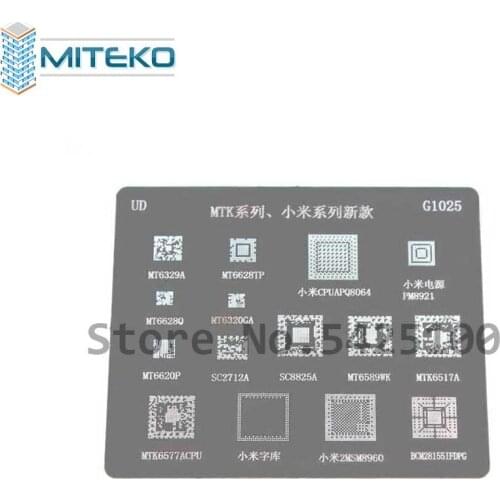 Stainless Steel BGA Reballing Stencil Planting Tin Sheet for Android Mobile Phones