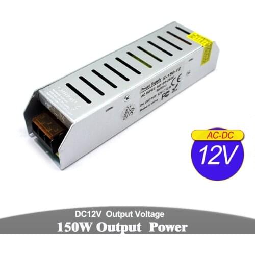 12V 24V DC Power Supply Driver Transformers 100-240v AC to DC12V DC24V 48W 60W 72W 100W 120W 150W SMPS For Led Light lamp CCTV