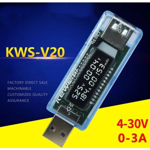 USB Charger Tester Doctor Voltage Current Meter Voltmeter Ammeter Battery Capacity Tester Mobile Power Detector Voltage Tester