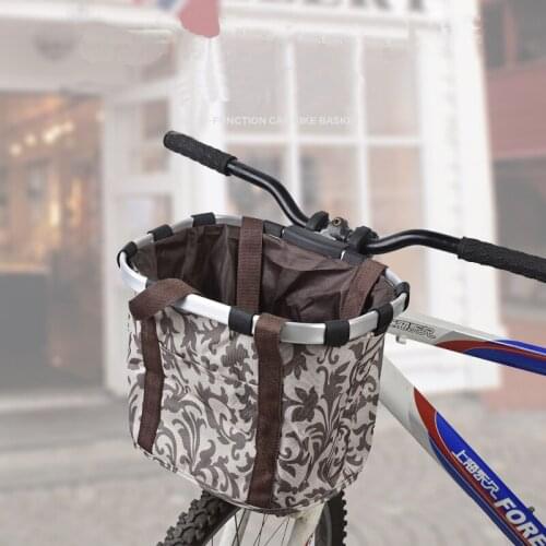 Bicycle Basket Handlebar Pannier Cycling Carryings Holder Bike Riding Pouch Cycle Biking Front Baggage Bag 3.0KG Load