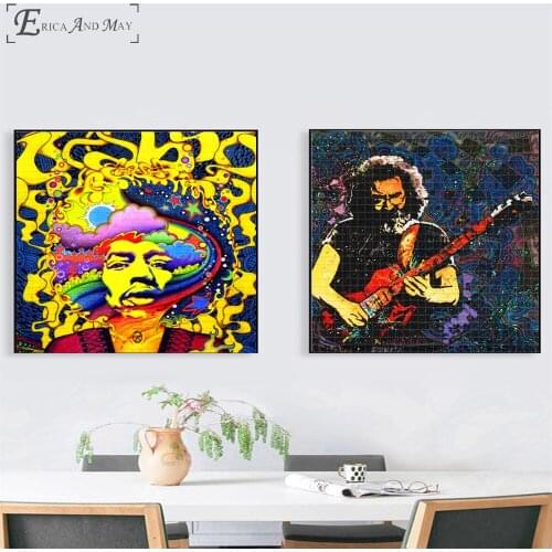 Lsd Acid Music Artwork Vintage Poster Prints Oil Painting On Canvas Wall Art Murals Pictures For Living Room Decoration