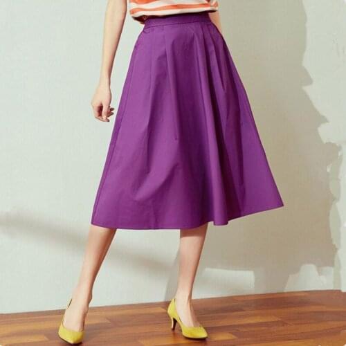 2020 Spring and Summer Ladies' office skirts,New Autunm cotton linen skirts,Plus size vintage long skirts 5xl 6xl 7xl red pink