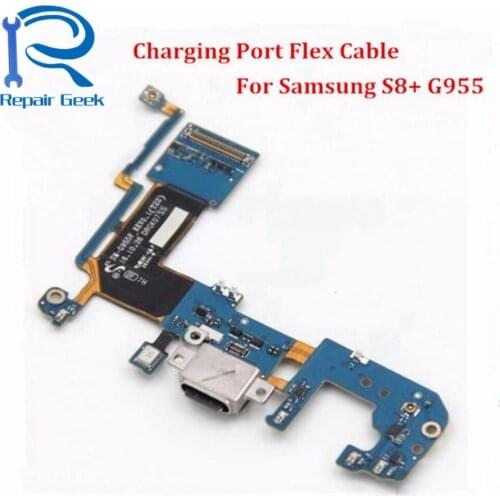 1pcs New High Quality For Samsung Galaxy S8 Plus G955U G955F USB Dock Charging Charger Port Flex Cable Replacement Repair Parts