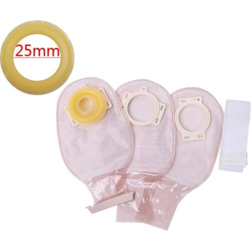 3pcs ostomy bags stomia colostomy bag for stoma bag no stomahesive стом style bolsas colostomia placas with ring and belt