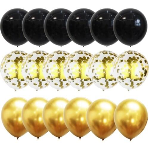 30Pcs rose gold white Confetti Latex Balloons Birthday Party Adult Decorations Ballons Wedding Baby Shower Anniversary Balloons