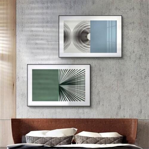 Abstract Industrial Style Black And White Architecture Geometry Lines Canvas Painting Wall Picture Poster Living Room Decoration