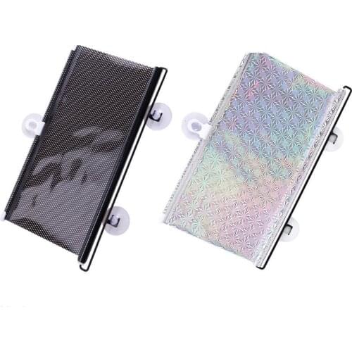 Vehicle Car Retractable Sunshade Curtain Car Protection Windshield Sun UV Block Visor Shade Curtain Folding Car Sunshade