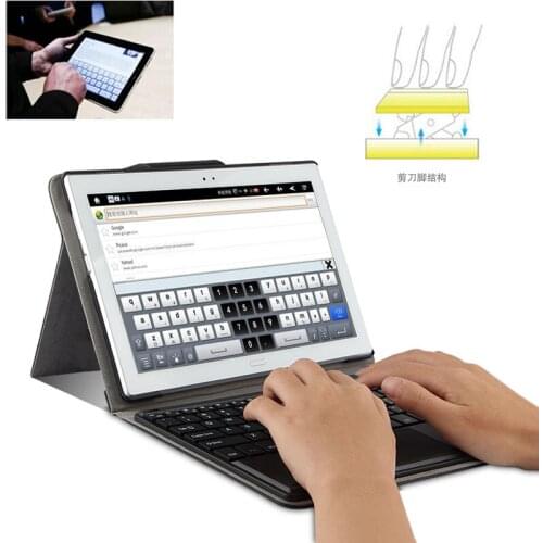 Case For Lenovo Tab 4 plus TB-X704F X704N 10.1" Bluetooth keyboard Protect PU Tab4 10 Plus Leather Protective Cover Tablet+pen