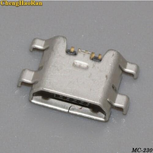 ChengHaoRan 10pcs For ZTE Blade L2 S6 5.0 U807 N983 N807 U956 N5 N909 N798 N980 Micro mini USB connector socket charging port