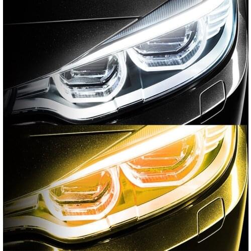 VIP LED Auto Headlights Car Daytime Running Light Flow Lights 12V