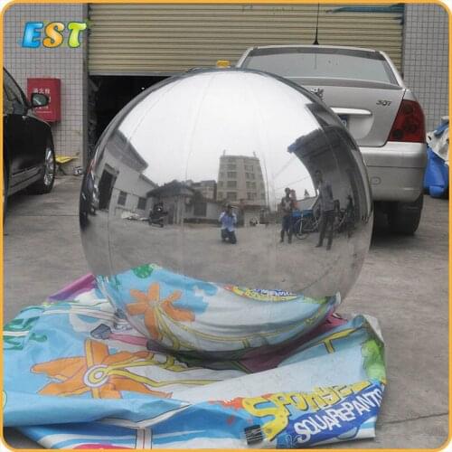 Customized PVC Inflatable Mirror Sphere, Inflatable Mirror Balloon Helium Balloon For Sale