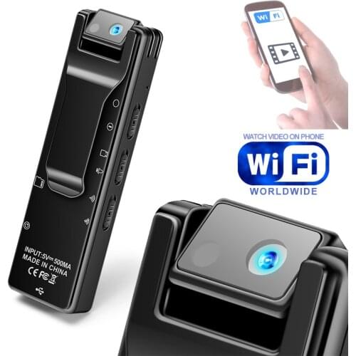 Rotable Lens Camera with Night Vision, Video or Voice record switch, and WiFi. Video can watch in phone APP anywhere in world