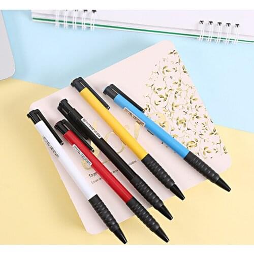 6pcs/lot Hot Sale High Quality Ballpoint Pens Blue Ink 0.7mm Writing School Office Supplies Flexible Ball Pens