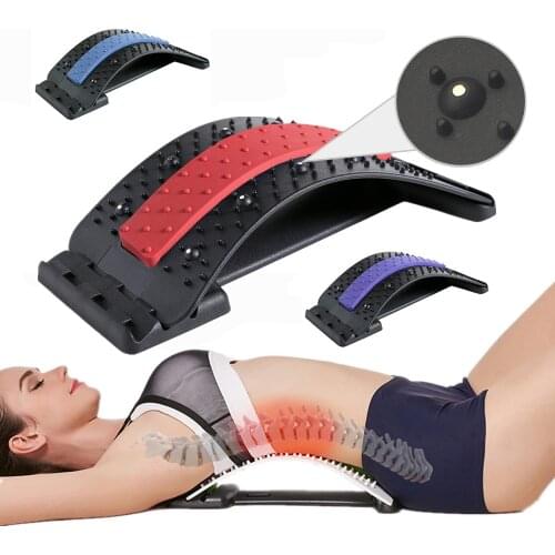 Magnetic Therapy Back Strethcer Neck and Back Massager Magic Massage Stretcher Lumbar Cervical Support Corrector Spine Device