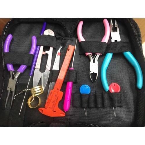 Mini Jewelry Pliers Sets DIY Tools & Equipments For Jewelry Making ,With Round Nose Plier Wire Cutter Scissor